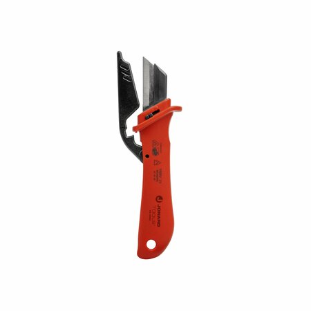 JONARD TOOLS Insulated Cable Dismantling Knife with Blade Guard KN-300INS